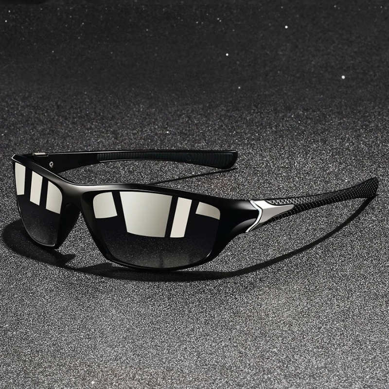 Sporty wraparound tinted sunglasses for women - 6