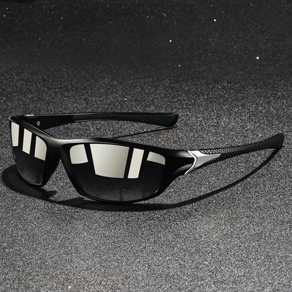 Sporty wraparound tinted sunglasses for women - 6