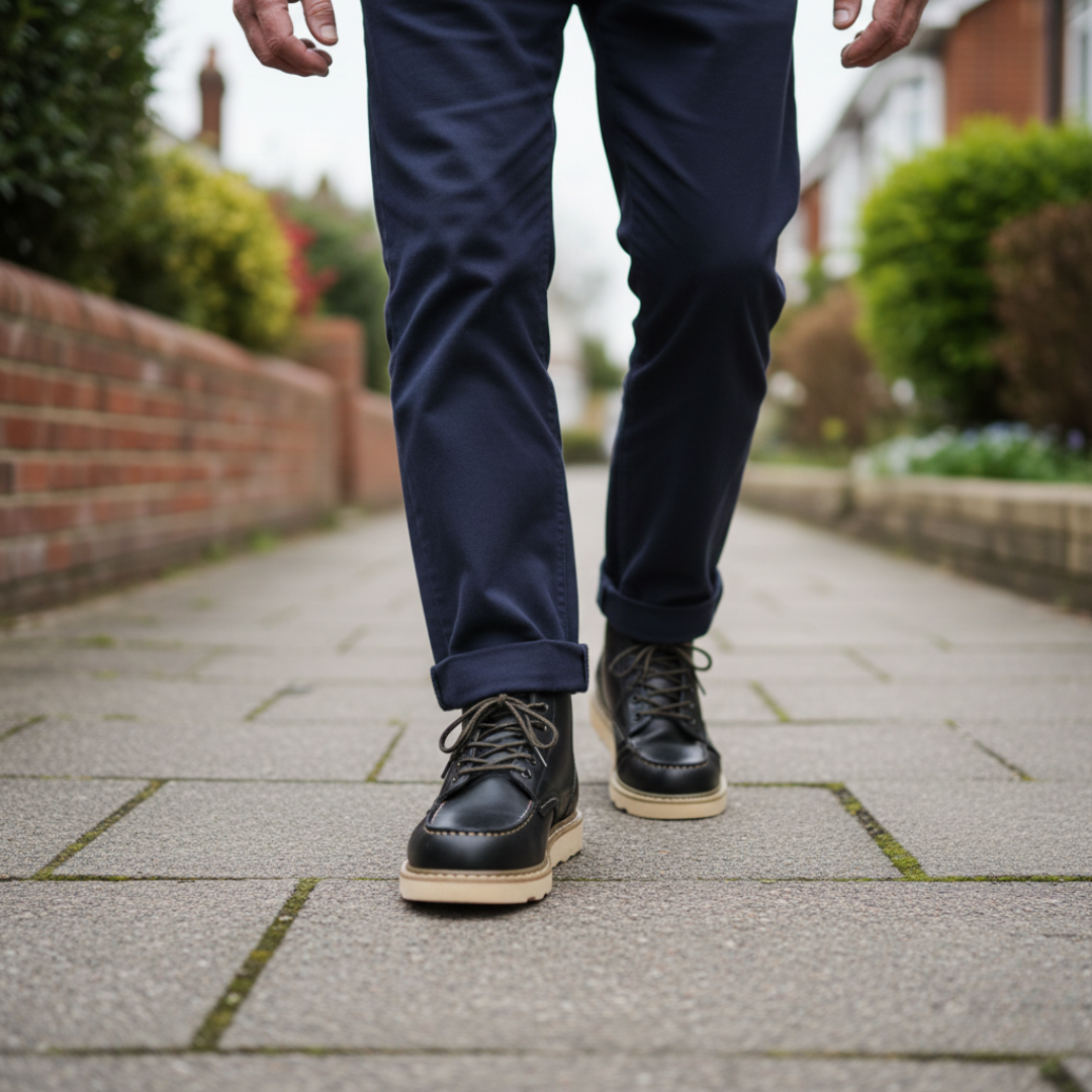 Warm fur-lined lace-up boots for men | Harrison -7