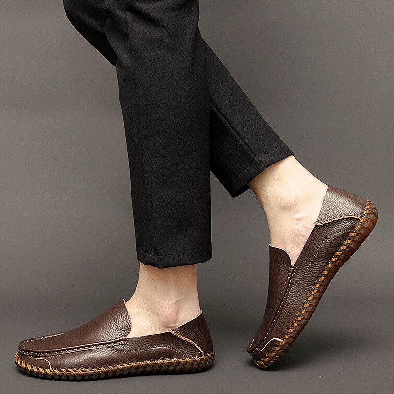 Classic leather slip-on loafers for men | Bennett - 9