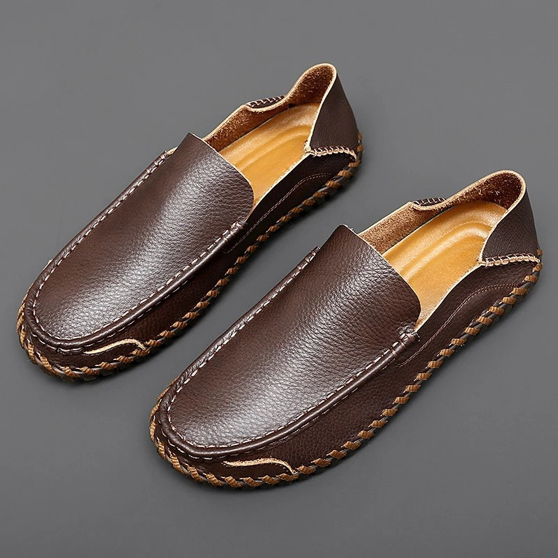 Classic leather slip-on loafers for men | Bennett - 8