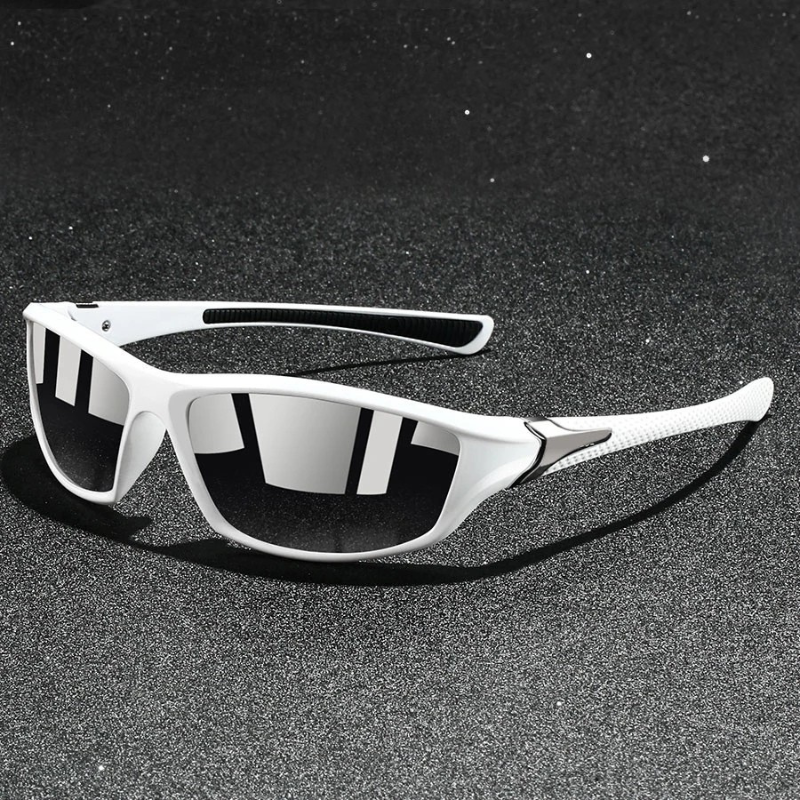Sporty wraparound tinted sunglasses for women - 7