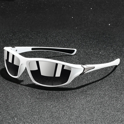 Sporty wraparound tinted sunglasses for women - 7