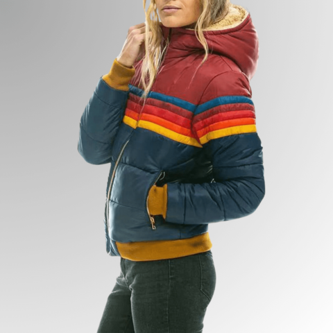 Retro Puffer Coat -4