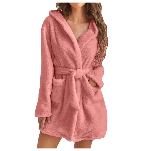 Cosy luxurious teddy winter coat for women - 8