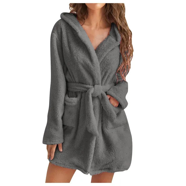 Cosy luxurious teddy winter coat for women - 6