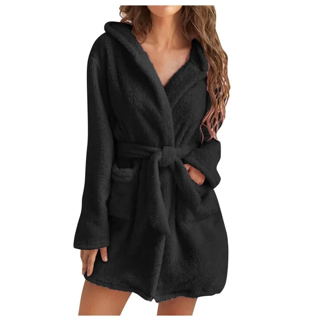 Cosy luxurious teddy winter coat for women - 4