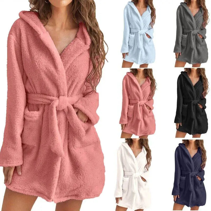 Cosy luxurious teddy winter coat for women - 10