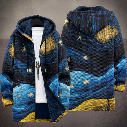 Cosy artistic open-front cardigan for men | Waverley - 2
