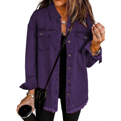 Classic signature denim jacket for women | Katja -11