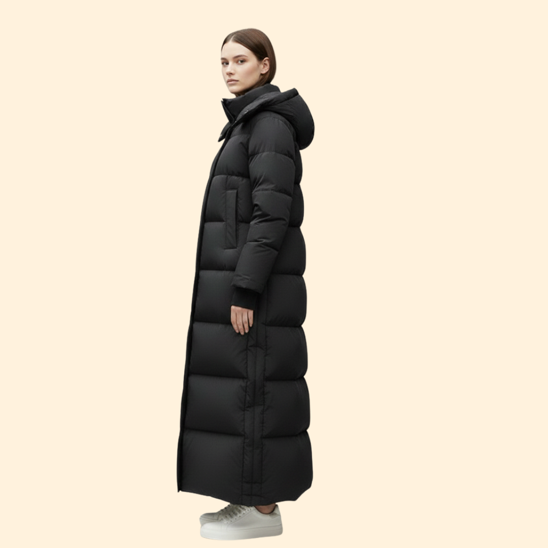 Long Hooded Padded Parka Stylish For Women | Ariela