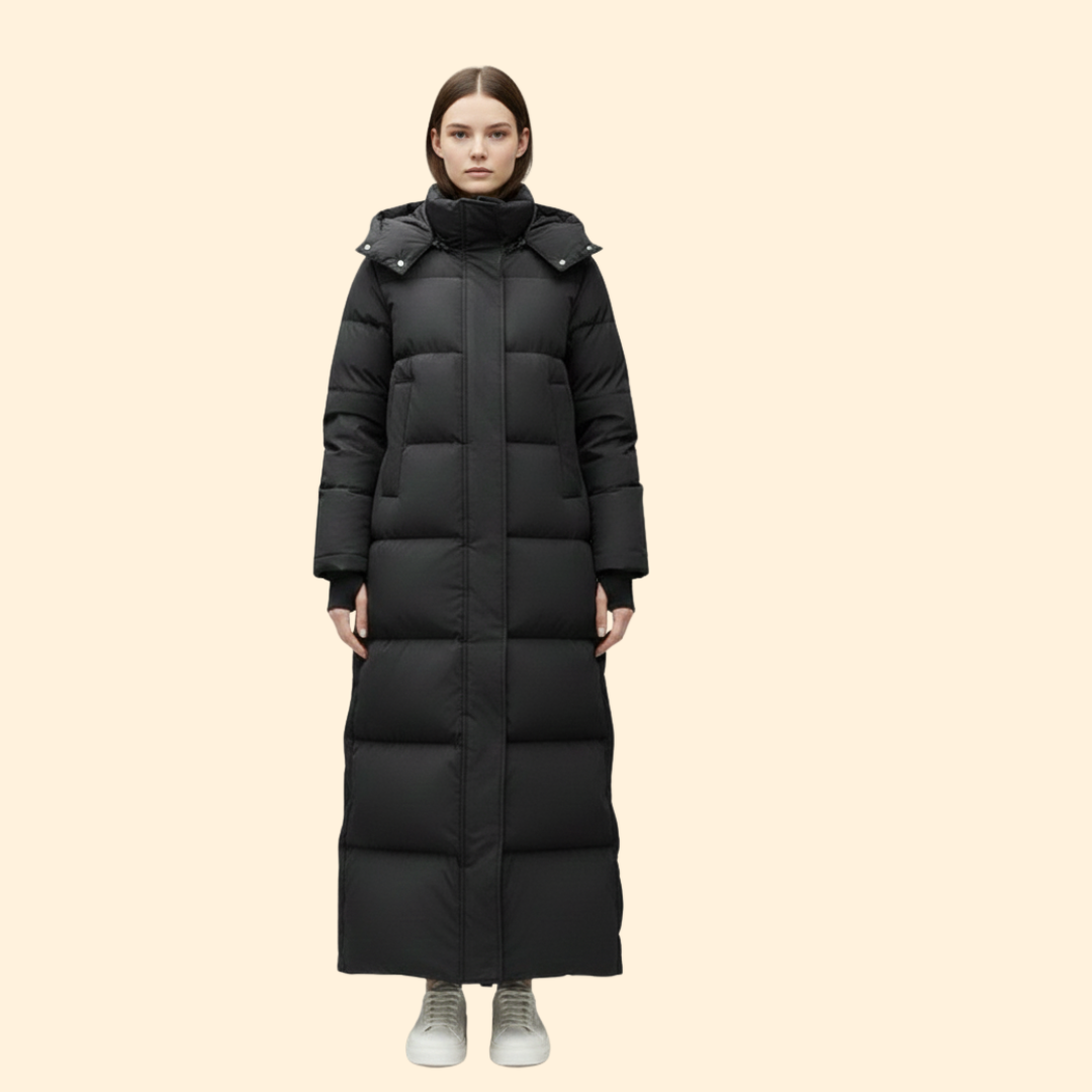 Long Hooded Padded Parka Stylish For Women | Ariela