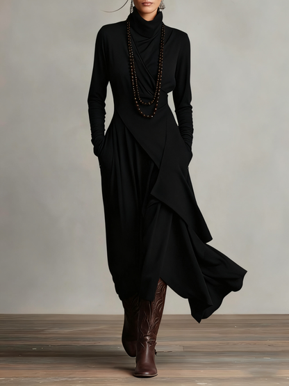 Elegant flowing everyday maxi dress for women | VIVIENNE - 6