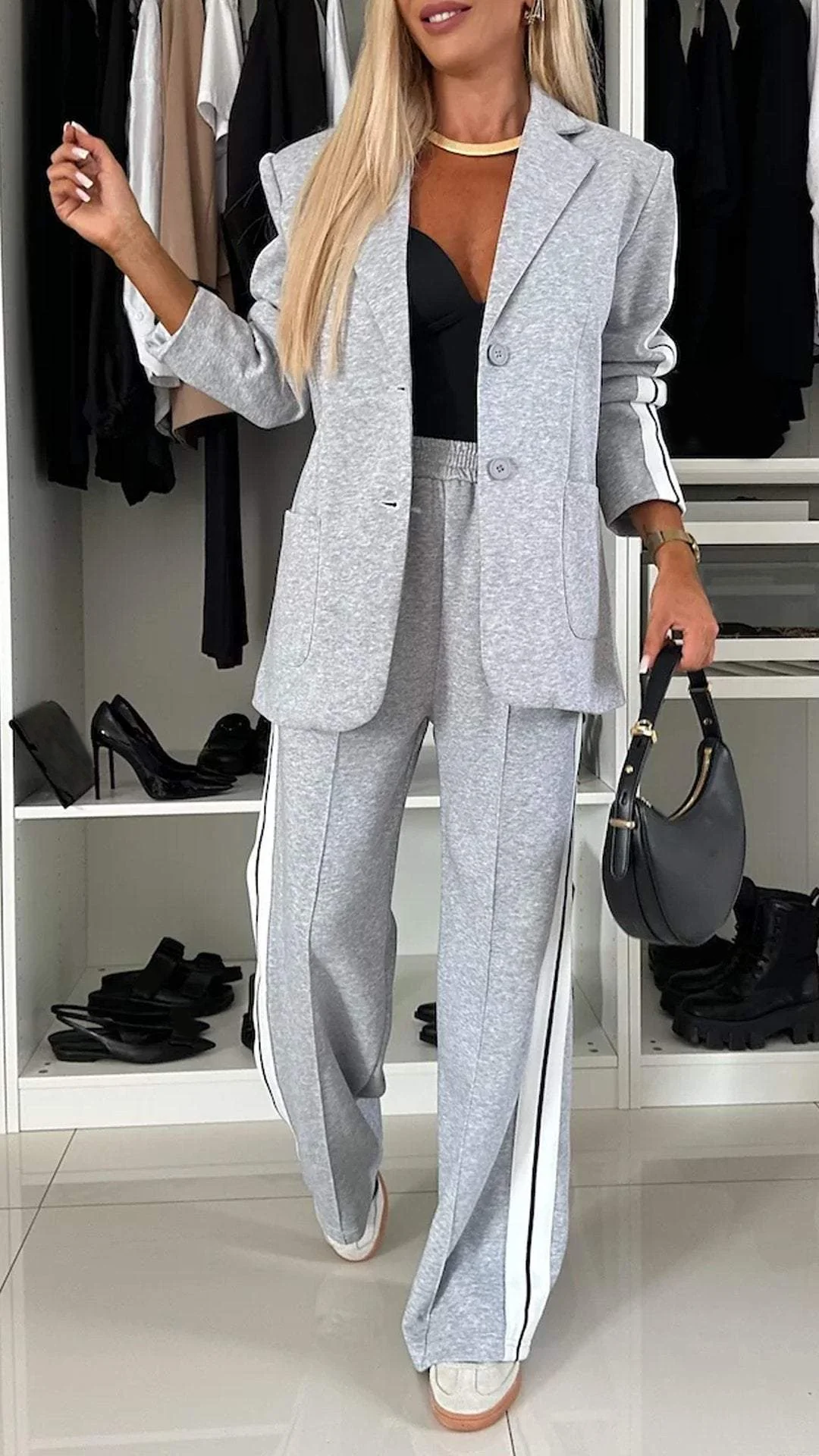 Tailored Blazer and Trousers Set Refined for Women | Emilia