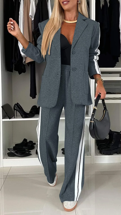 Tailored Blazer and Trousers Set Refined for Women | Emilia