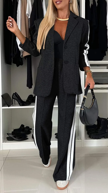 Tailored Blazer and Trousers Set Refined for Women | Emilia