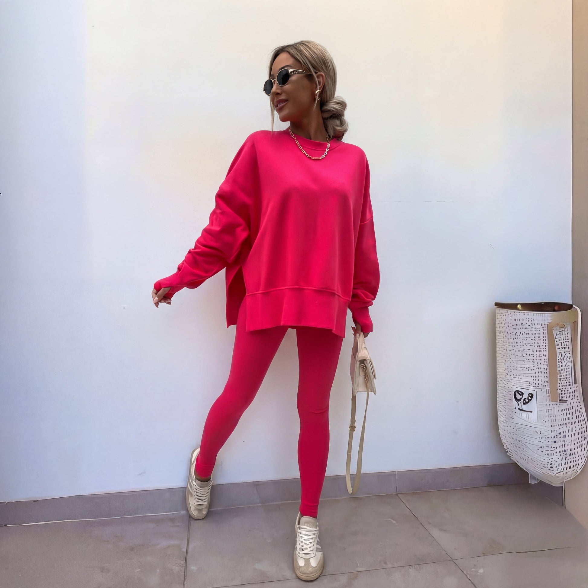 Cosy everyday jogging co-ord set for women | YACHI - 7