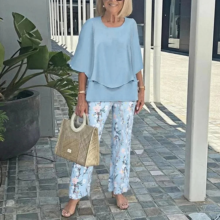 Classic matching co-ord set for women | Genevieve -6