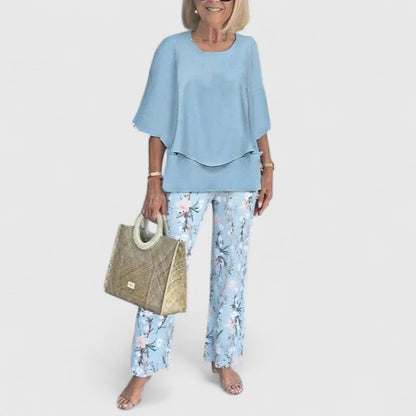 Elegant relaxed two-piece co-ord set for women | Martha - 9