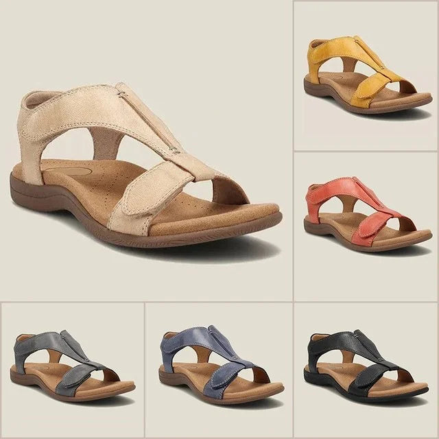 Elegant orthopedic autumn everyday sandals for women | Finola -4
