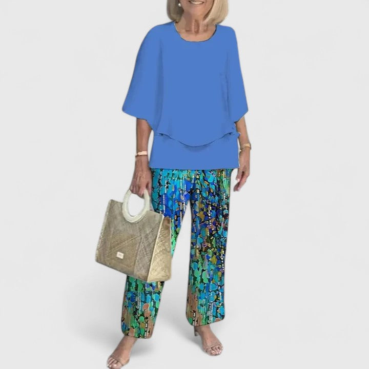 Elegant relaxed two-piece co-ord set for women | Martha - 10