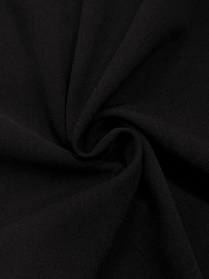 Long-sleeve skinny deep V-neck solid maxi dress for women - 9