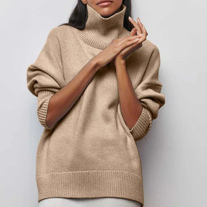 Oversized High Neck Sweater Cozy for Women | Isolde