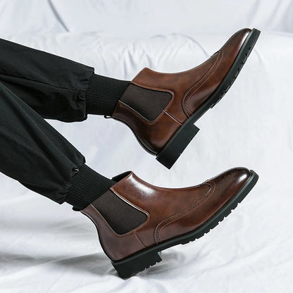 Classic leather chelsea boots for men | Alden - 9