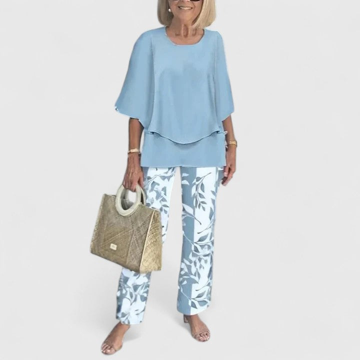 Elegant relaxed two-piece co-ord set for women | Martha - 11