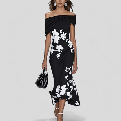 Elegant relaxed everyday midi dress for women | Isabrunel - 3