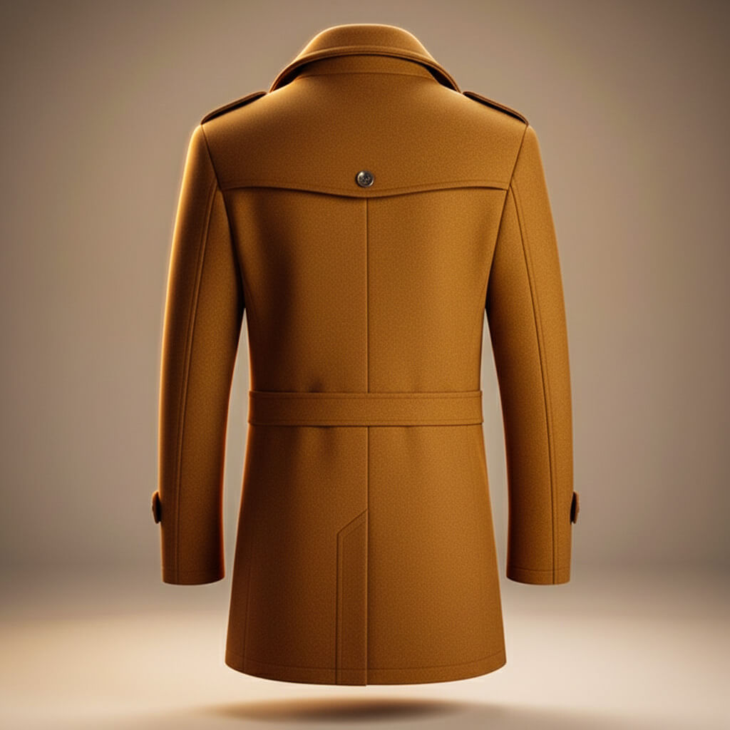 Elegant classic wool winter coat for men | Marco - 8