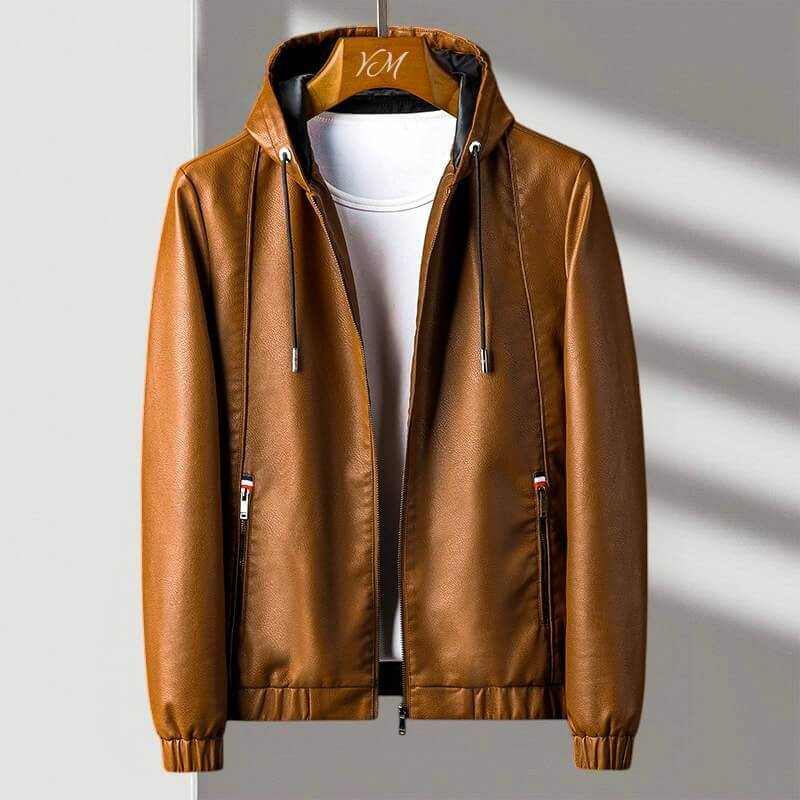 Classic leather everyday jacket for men | Aspen - 1