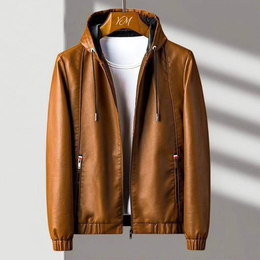 Classic leather everyday jacket for men | Aspen - 1