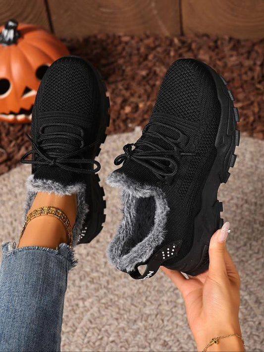 Comfortable Lined Outdoor And Indoor Sneakers Modern For Women | Elvoria
