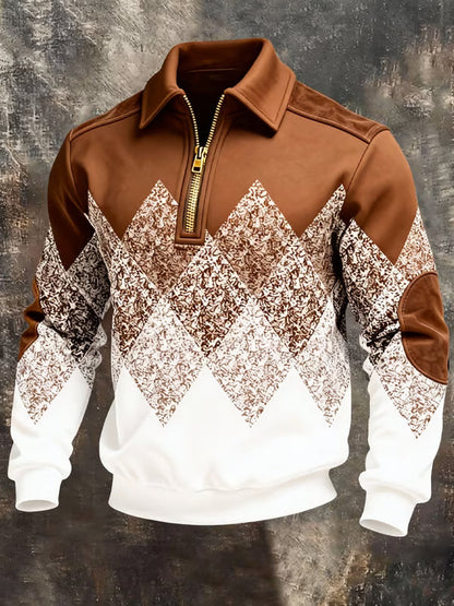 Classic slim turtleneck knit sweater for men | Zanik -2