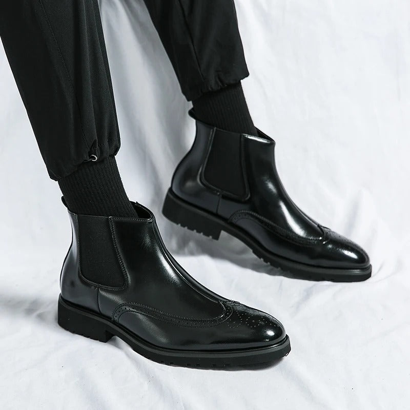 Classic leather chelsea boots for men | Alden - 20