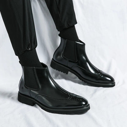 Classic leather chelsea boots for men | Alden - 20