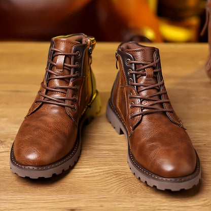Rugged heritage ankle boots for men | Daniel -3