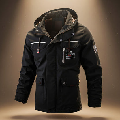 Warm hooded everyday jacket for men | Explorer - 2