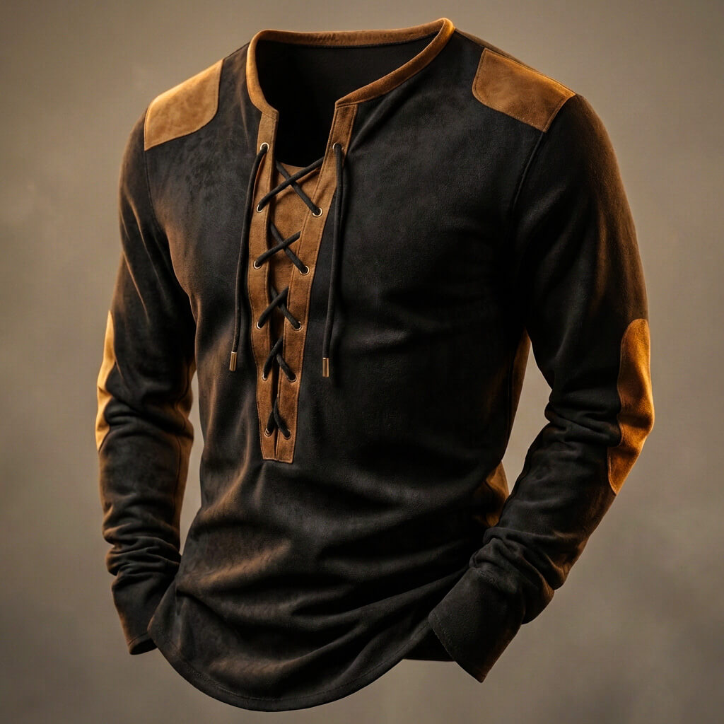 Classic henley everyday shirt for men | Dean - 3