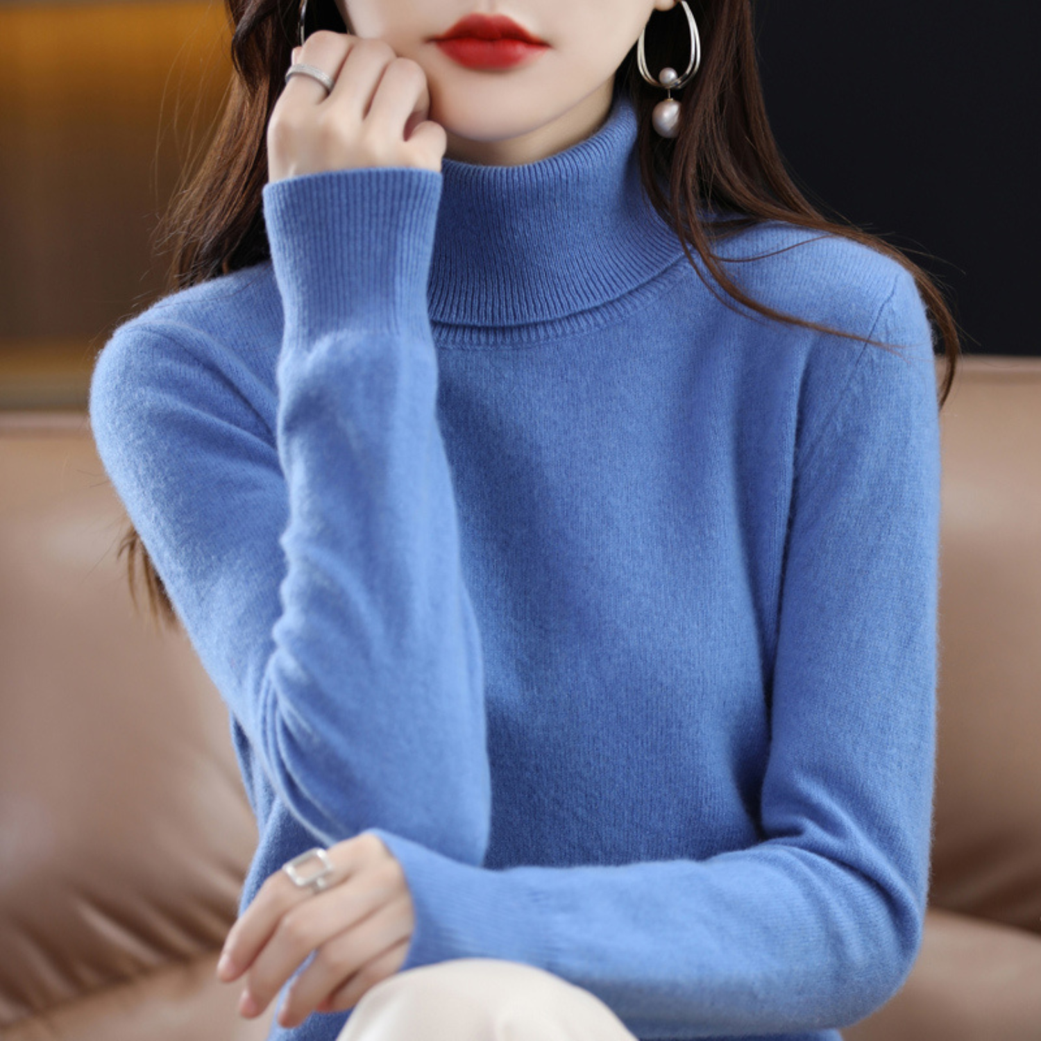 Cosy knit turtleneck sweater for men | Emmie - 2