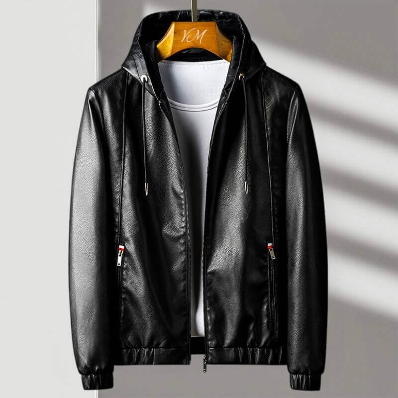 Classic leather everyday jacket for men | Aspen - 3