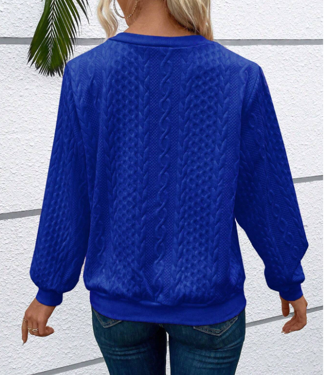 Half Zip Casual Sweater Cozy For Women | Lioraelle