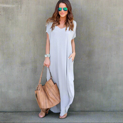 Elegant flowing everyday maxi dress for women - 5