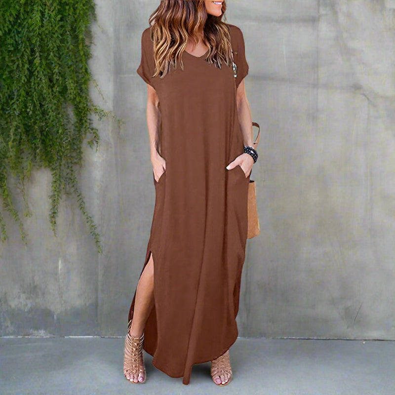 Elegant flowing everyday maxi dress for women - 9
