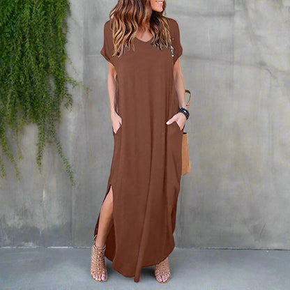 Elegant flowing everyday maxi dress for women - 9