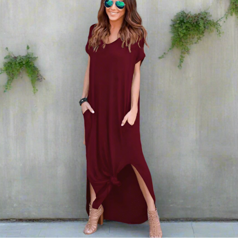 Elegant flowing everyday maxi dress for women - 6
