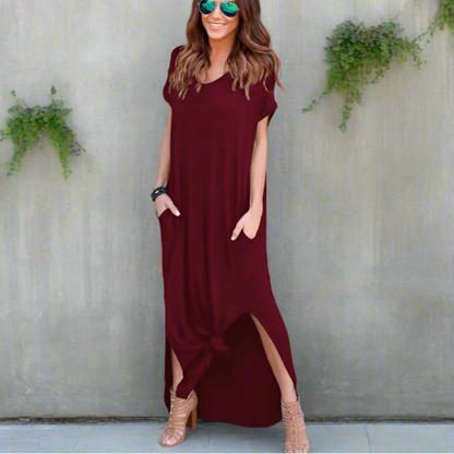 Elegant flowing everyday maxi dress for women - 6