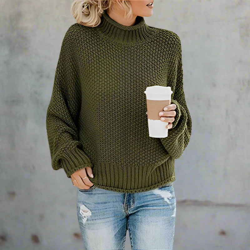 Soft warm everyday knit pullover for women - 4