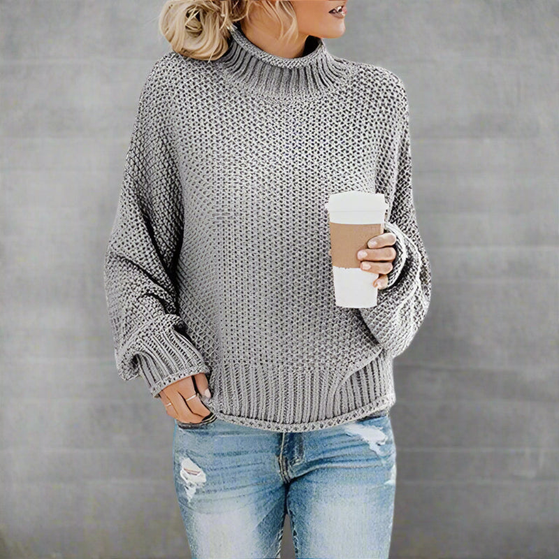 Soft warm everyday knit pullover for women - 5